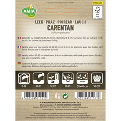 Seminte Praz Carentan BIO AMIA 0.7 gr