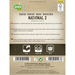 Seminte Ridichi National 2 BIO AMIA 0.5gr