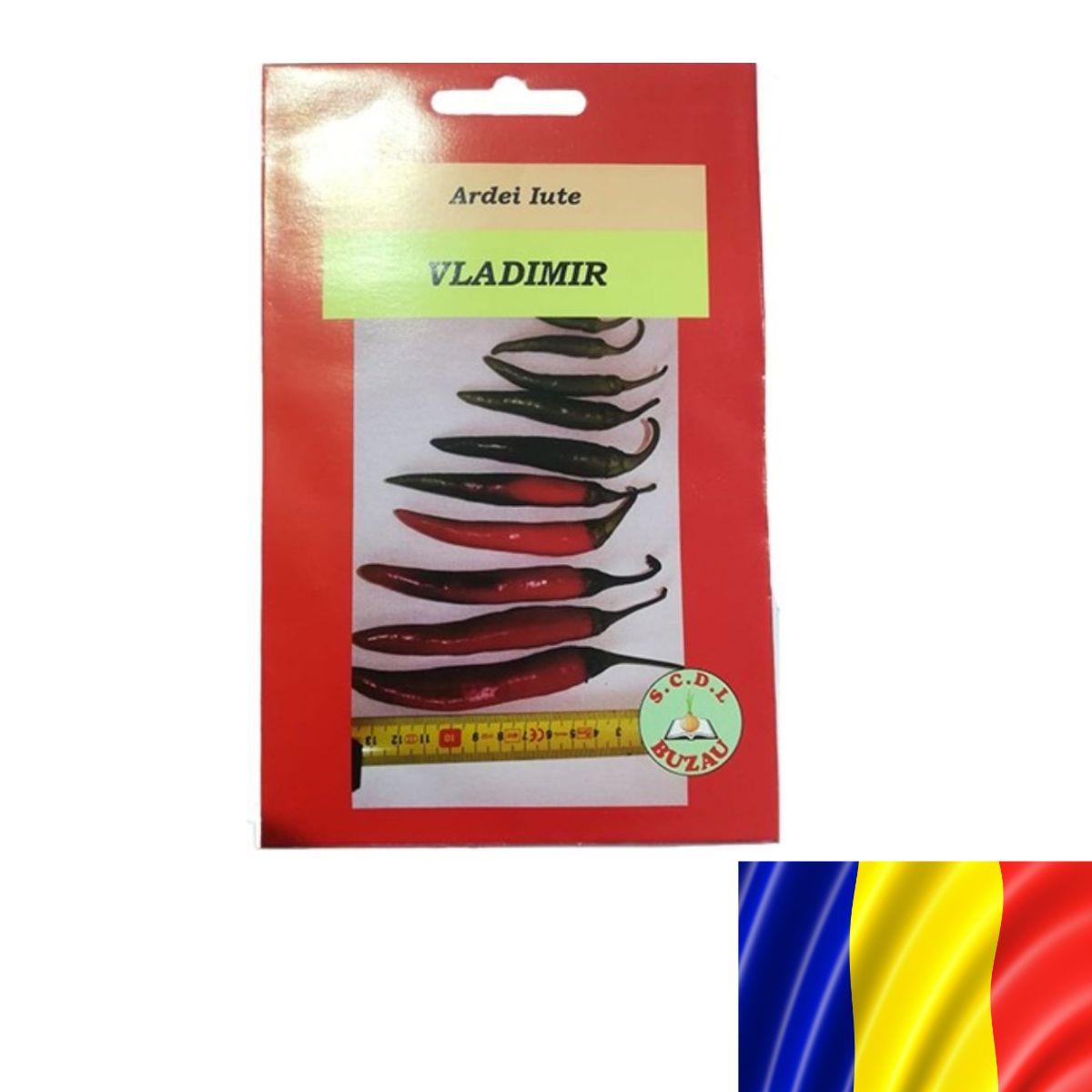 Seminte romanesti de ardei iute VLADIMIR, 2 gr, SCDL BUZAU, 1, hectarul.ro