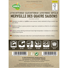 Seminte Salata ButterHead Merveill des Quatre Saisons BIO AMIA 1gr