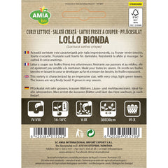 Seminte Salata Lollo Bionda BIO AMIA 1gr
