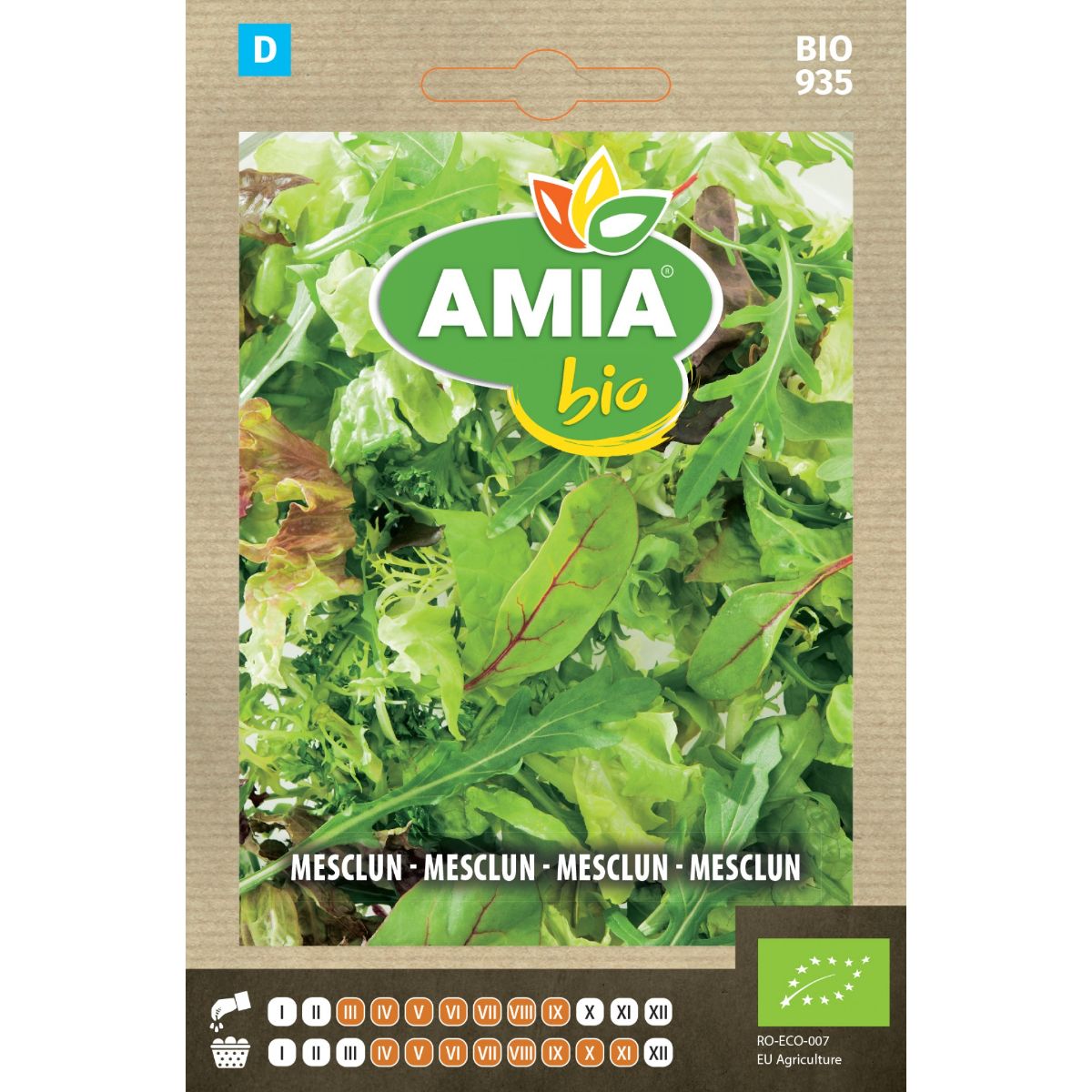 Seminte Salata Mix Mesclun BIO AMIA 2gr, 1, hectarul.ro