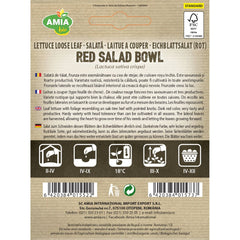 Seminte Salata Red Salad Bowl BIO AMIA 2.5gr