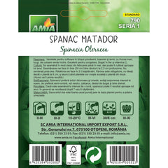 Seminte Spanac MATADOR A AMIA 10gr