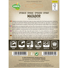 Seminte Spanac Matador BIO AMIA 6 gr