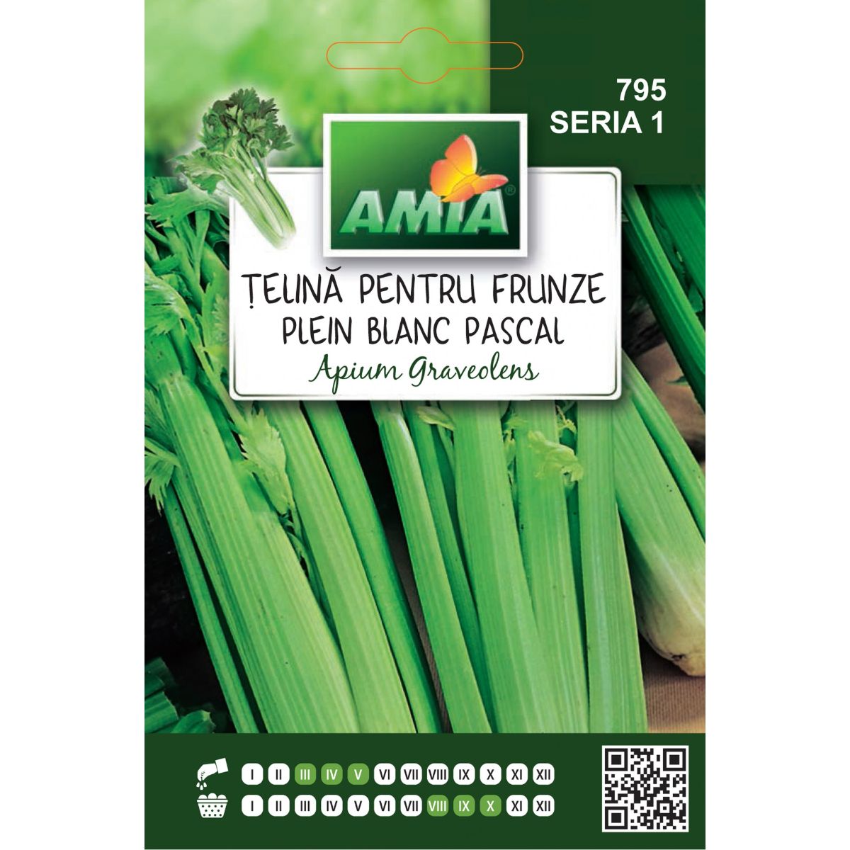 Seminte Telina pentru frunze BLANC PASCAL A AMIA 2gr, 1, hectarul.ro