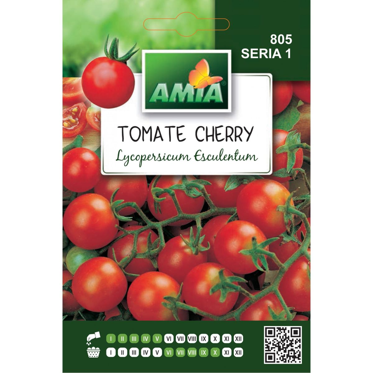 Seminte Tomate CHERRY B AMIA 0.7gr, 1, hectarul.ro