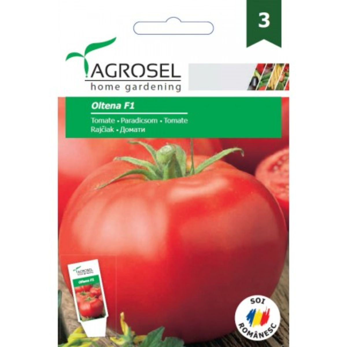 Seminte Tomate Oltena F1 Agrosel 10 sem, 1, hectarul.ro