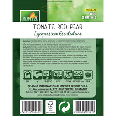 Seminte Tomate RED PEAR A AMIA 0.6gr