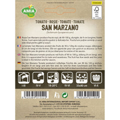 Seminte Tomate San Marzano BIO AMIA 0.15gr