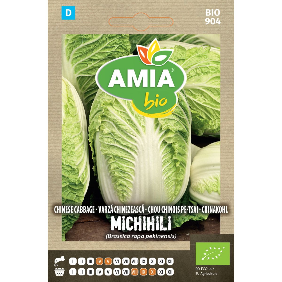 Seminte Varza Chinezeasca Michihili BIO AMIA 2gr, 1, hectarul.ro