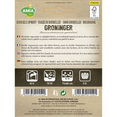 Seminte Varza De Bruxelles Groninger BIO AMIA 1.5gr