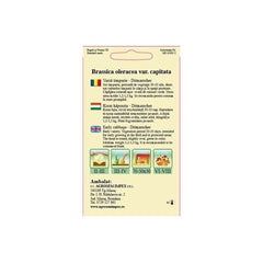 Seminte Varza timpurie Ditmarscher AGROSEM 20 g