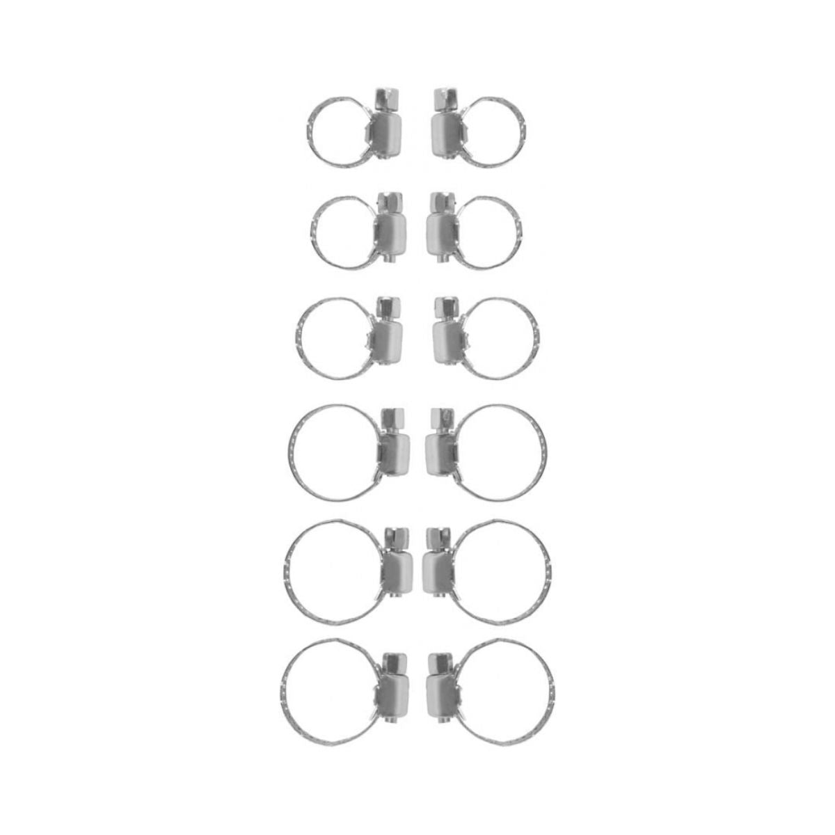 Set 12 coliere metalice 8 - 29 mm pentru furtun ,Strend Pro HC612, 1, hectarul.ro