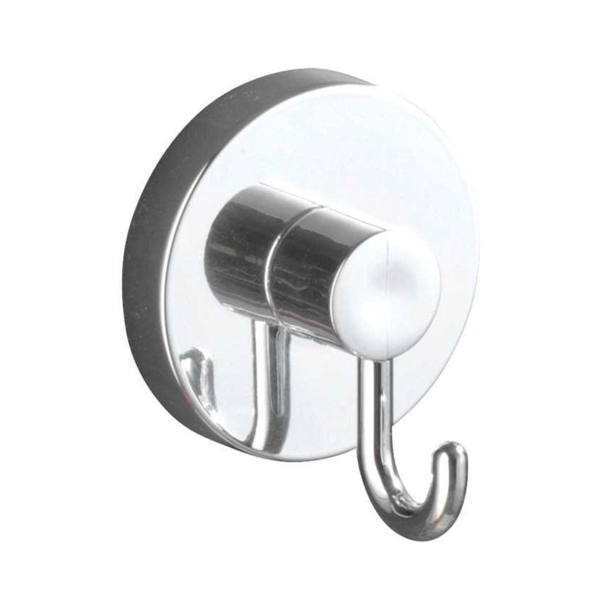 Set 2 cuiere argintii din plastic cromat, pentru prosoape, 6 x 6,7 x 5 cm Milazzo Wenko, 1, hectarul.ro