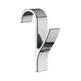 Hectarul - Set 2 cuiere argintii din plastic cromat, pentru prosoape, Wenko