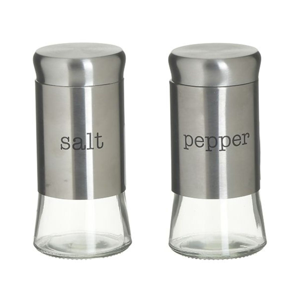 Set 2 recipiente din metal si sticla 130cc Φ6X11 Inart, 1, hectarul.ro