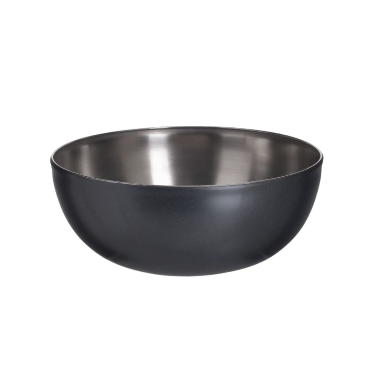 Bol de salata, din inox, Φ24x10 cm, NEGRU, 1, hectarul.ro