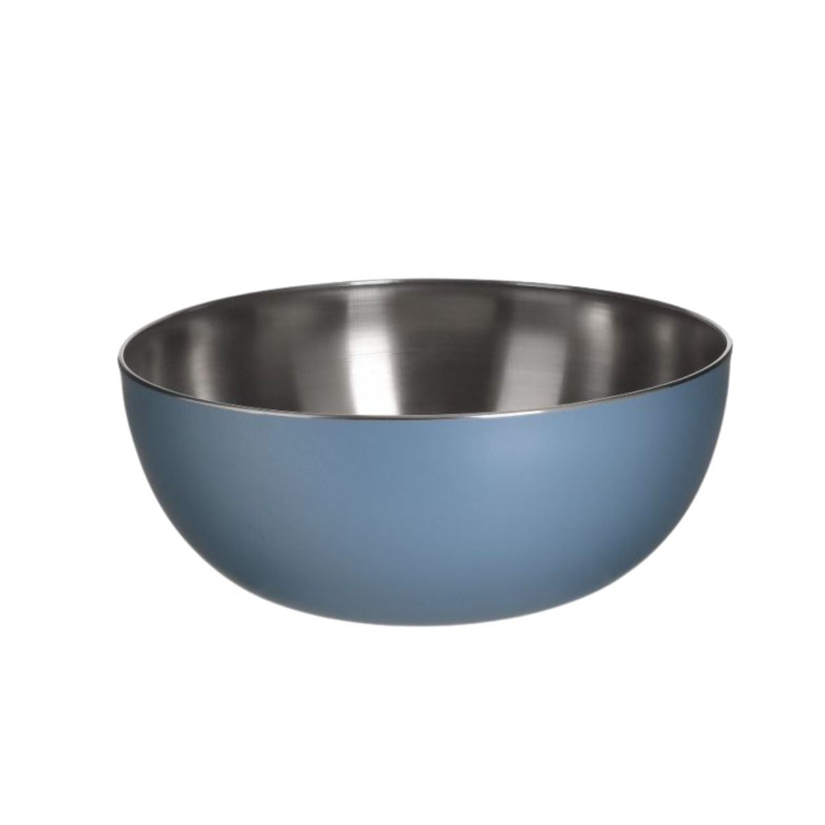 Bol de salata, din inox, Φ24x10 cm, ALBASTRU, 1, hectarul.ro