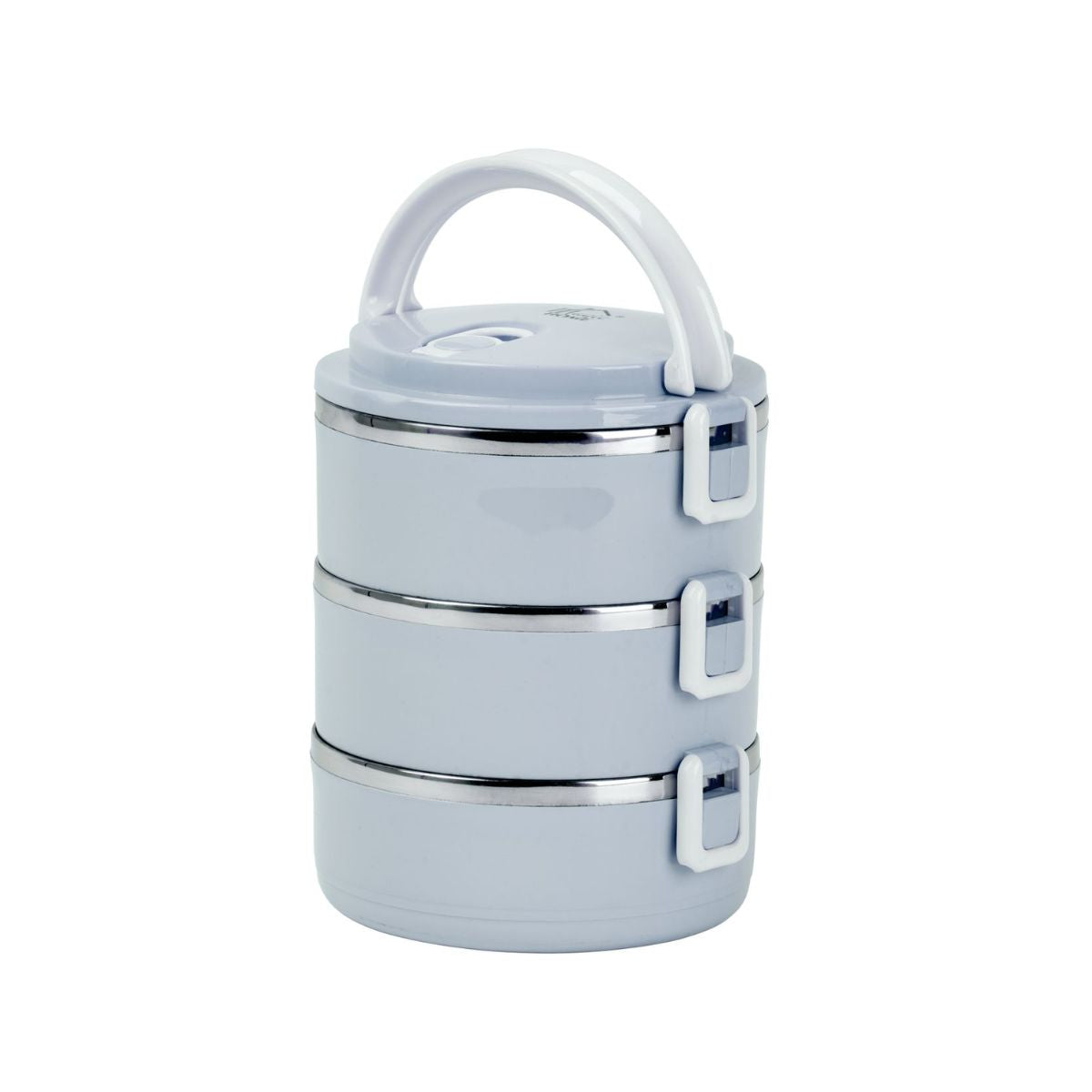 Set 3 caserole termoizolante pentru alimente, din polpropilena cu interior metalic 2.1 l, albastru, 1, hectarul.ro