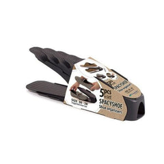 Set 5 organiztor pantofi IOBS5 din plastic, maro