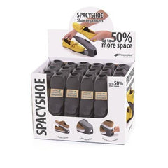 Set 5 organiztor pantofi IOBS5 din plastic, maro