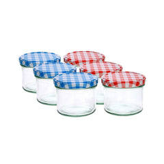 Set 6 borcane din sticla cu capac 23 cl Jam Jar Cosy&Trendy