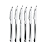 Hectarul - Set 6 cutite pentru friptura Chuletero Amefa