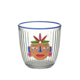 Hectarul - Set 6 pahare multicolore din sticla 290cc Inart