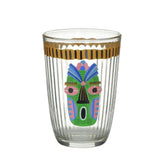 Hectarul - Set 6 pahare multicolore din sticla 390cc Inart