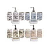 Hectarul - Set ceramic cu 4 piese pentru baie Inart, multicolor
