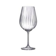 Set de 16 pahare pentru vin rosu, vin alb, sampanie si apa, transparent, din cristal de Bohemia, 500/520/690/260 ml, Sarah Waterfall