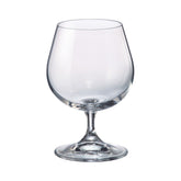Hectarul - Set de 2 pahare pentru coniac, transparent, din cristal de Bohemia, 440 ml, 2For2