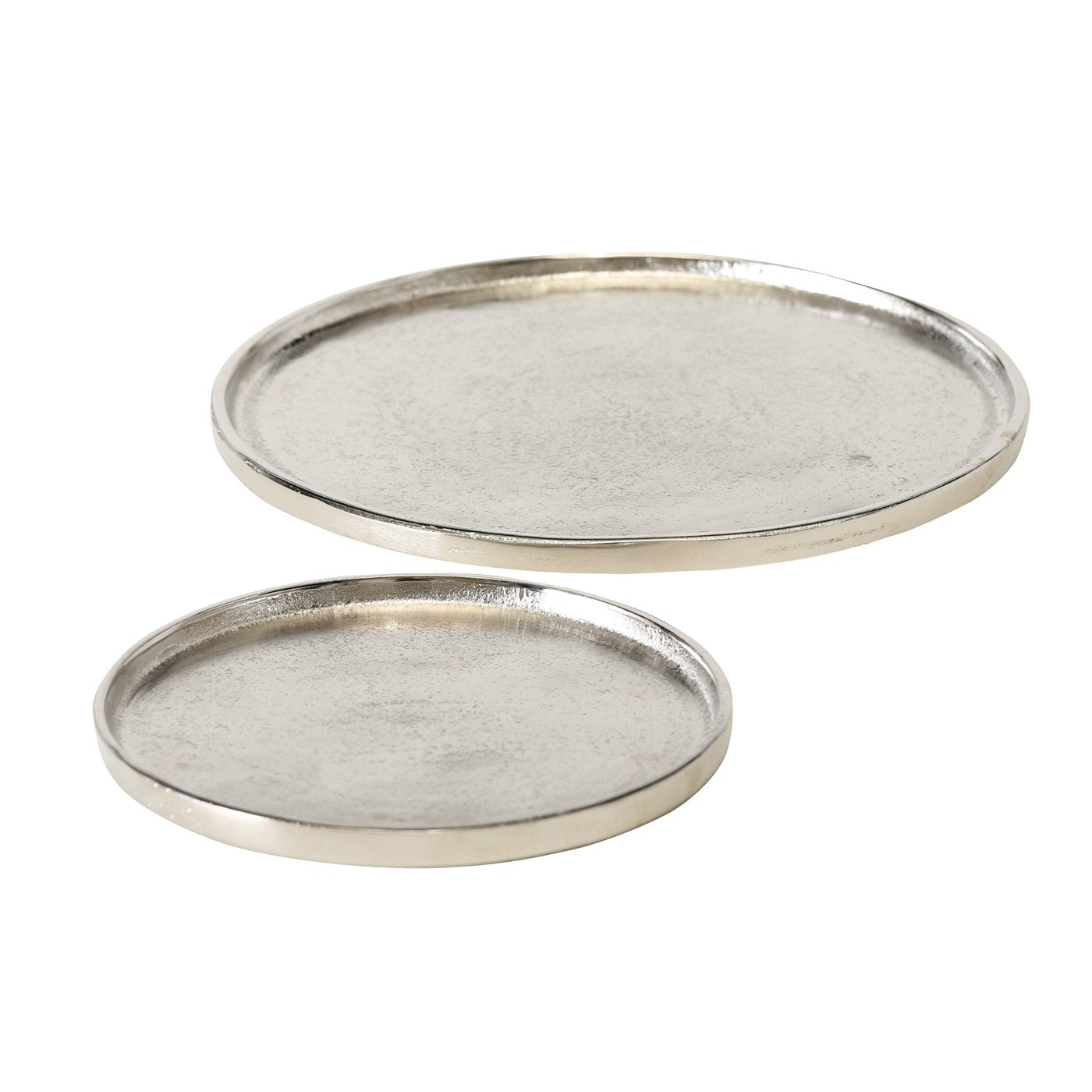 Set de 2 tavi, argintii, din aluminiu, Valomi Boltze, 1, hectarul.ro