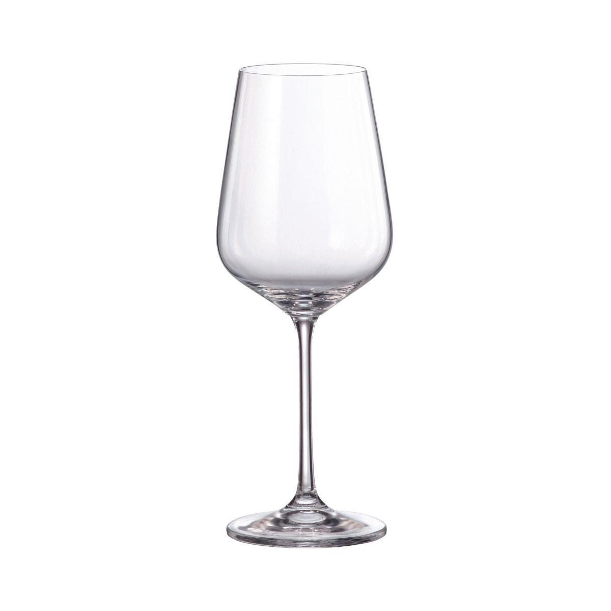 Set de 4 pahare pentru vin alb, transparent, din cristal de Bohemia, 490 ml, Globo, 1, hectarul.ro