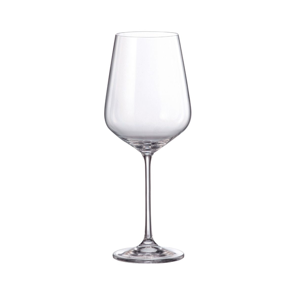 Set de 4 pahare pentru vin rosu, transparent, din cristal de Bohemia, 600 ml, Globo, 1, hectarul.ro