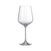 Hectarul - Set de 4 pahare pentru vin rosu, transparent, din cristal de Bohemia, 600 ml, Globo