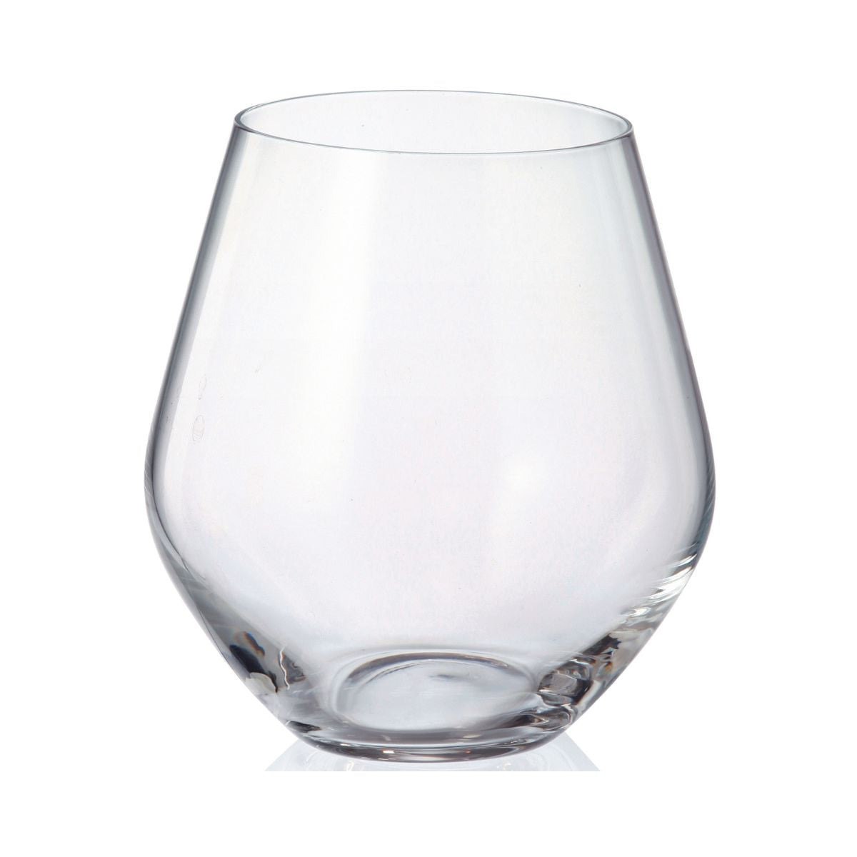 Set de 6 pahare pentru apa, transparent, din cristal de Bohemia, 500 ml, Tori Titanium, 1, hectarul.ro