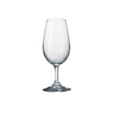 Hectarul - Set de 6 pahare pentru degustarea vinului, transparent, din cristal de Bohemia, 210 ml, Accesorries Collection