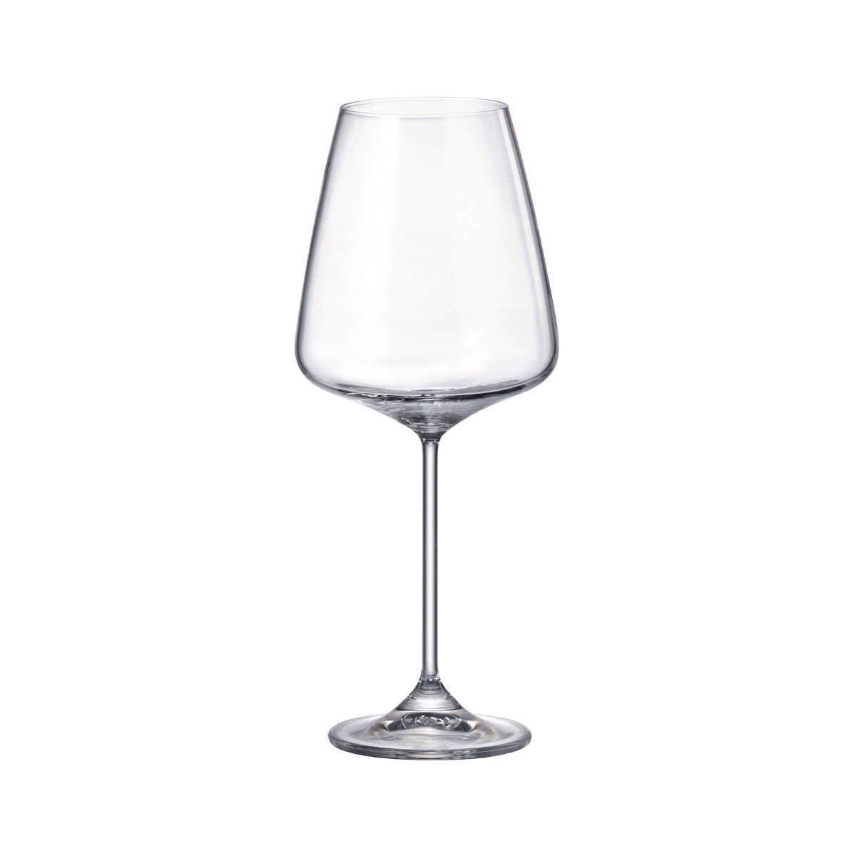 Set de 6 pahare pentru vin alb, transparent, din cristal de Bohemia, 520 ml, Sora White Wine, 1, hectarul.ro