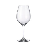 Hectarul - Set de 6 pahare pentru vin rosu, transparent, din cristal de Bohemia, 520 ml, Sarah Red Wine