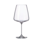 Hectarul - Set de 6 pahare pentru vin rosu, transparent, din cristal de Bohemia, 780 ml, Sora Red Wine
