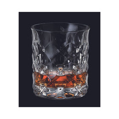 Set de 6 pahare pentru whisky, transparent, din cristal de Bohemia, 350 ml, Bohemia Whisky Coll. Tiny