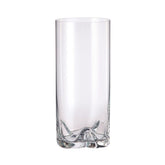 Hectarul - Set de 6 pahare pentru whisky, transparent, din cristal de Bohemia, 470 ml, Trio