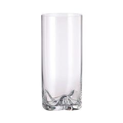 Set de 6 pahare pentru whisky, transparent, din cristal de Bohemia, 470 ml, Trio