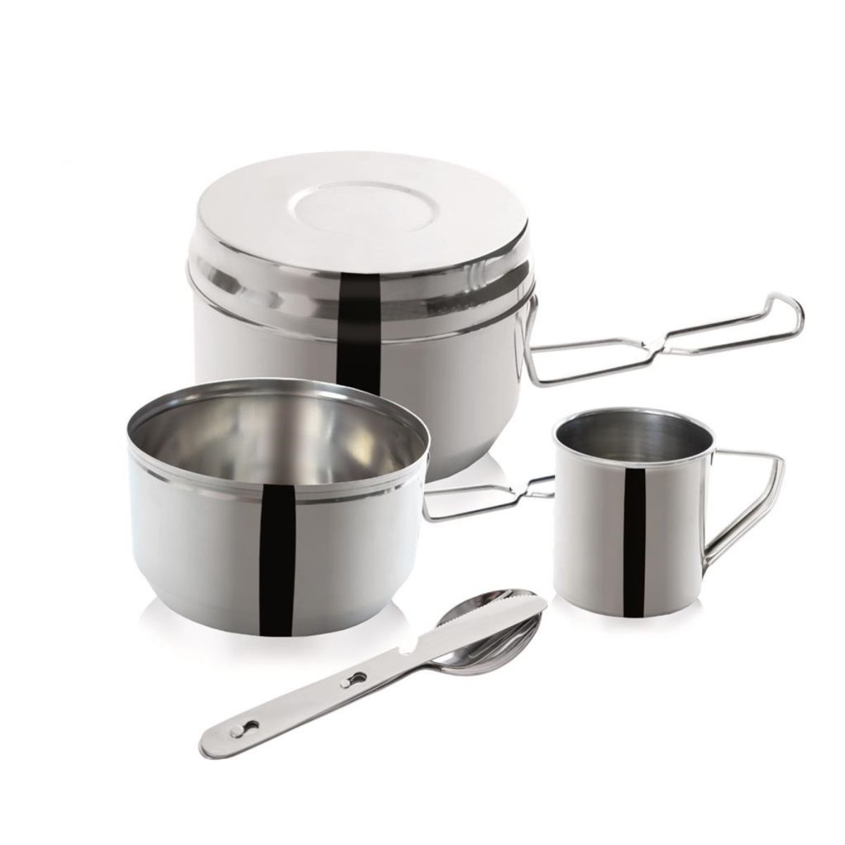 Set din inox , pentru picnic/camping , 7 pcs , Grunberg IGR3081, 1, hectarul.ro