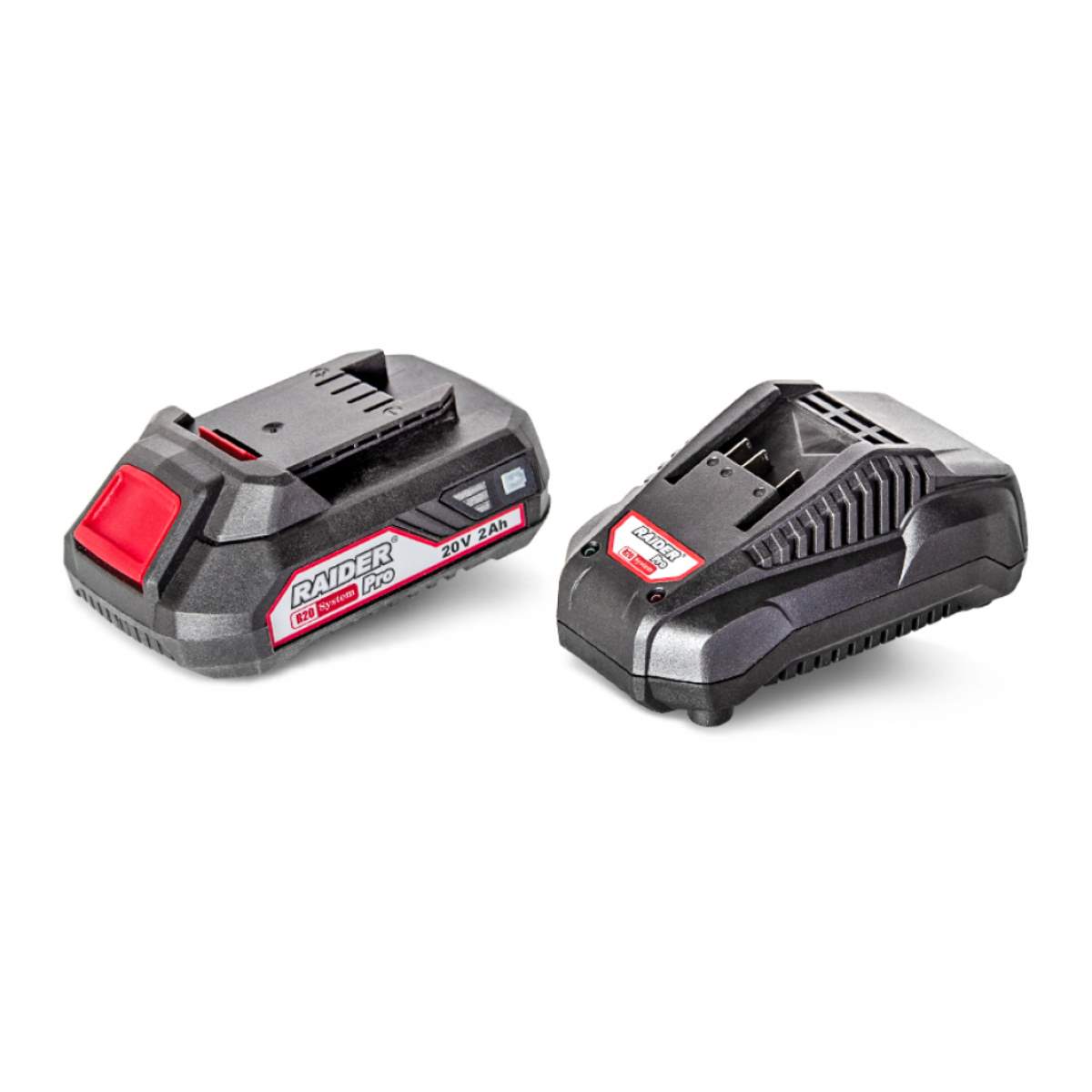 SET INCARCATOR SI ACUMULATOR 20V 2Ah 1h RDP-R20 System RDP-R20, 1, hectarul.ro