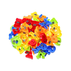 Set litere si cifre magnetice 78 piese, in cutie depozitare, WW 3035