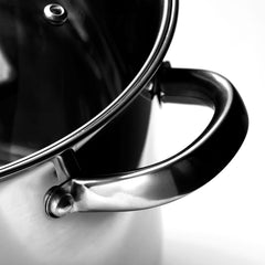 Set oale din inox cu capace din sticla , 6 piese , Grunberg GR1052