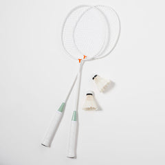 Set palete badminton cu 2 fluturi si geanta de transport Sunnylife Checkerboard